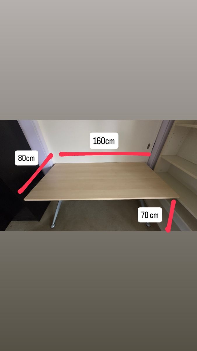 Schreibtische: Tisch 160cm x 80cm – Gebraucht aus Uetikon am See von jur_lqy9 1