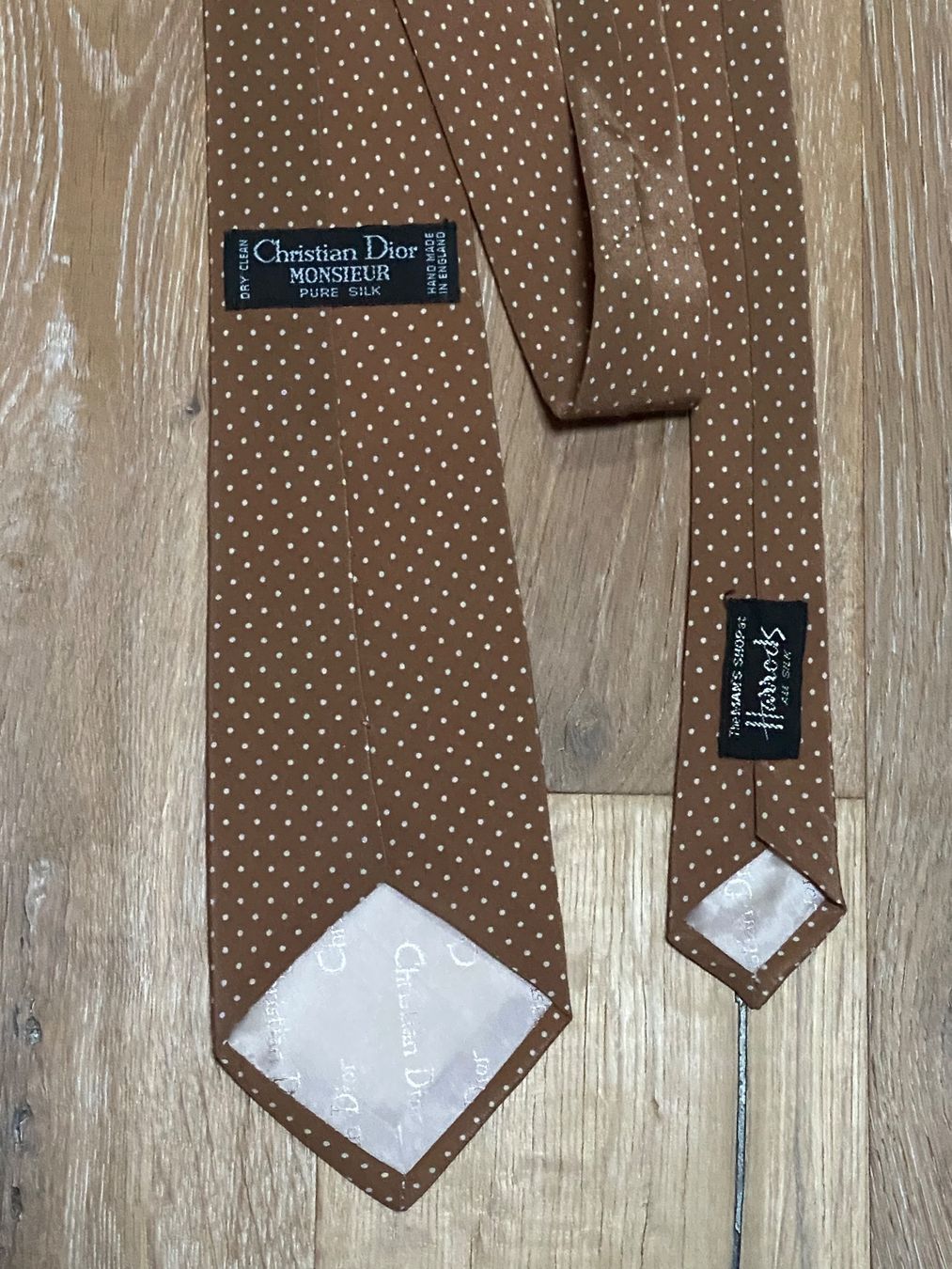 Dior Cravatte: Beautiful CHRISTIAN DIOR silk tie – Nuovo (secondo la descrizione) da Grund b. Gstaad venduto da PlageNeige 1