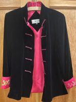 Blazer (asiatisch) von Gesaier, Samt, bestickt Grösse M