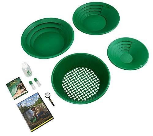Goldwaschen Set Komplettausrüstung - 5-teiliges Set Für Goldsuche Und Schürfen