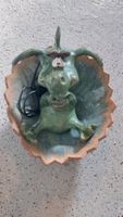 Wunderschöne Handgemachte Zimmerbrunnen Keramikfigur Drachen