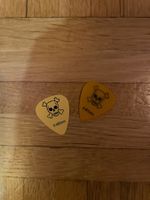 Lot de 2 plectres de guitare avec motif tête de mort