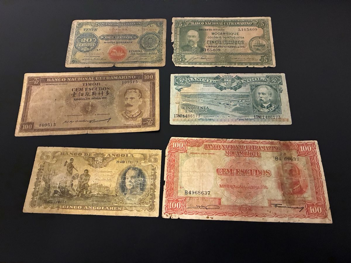 Banknoten: 6 verschiedene Banknoten – Gebraucht aus Dällikon von Woldbanknoten 1