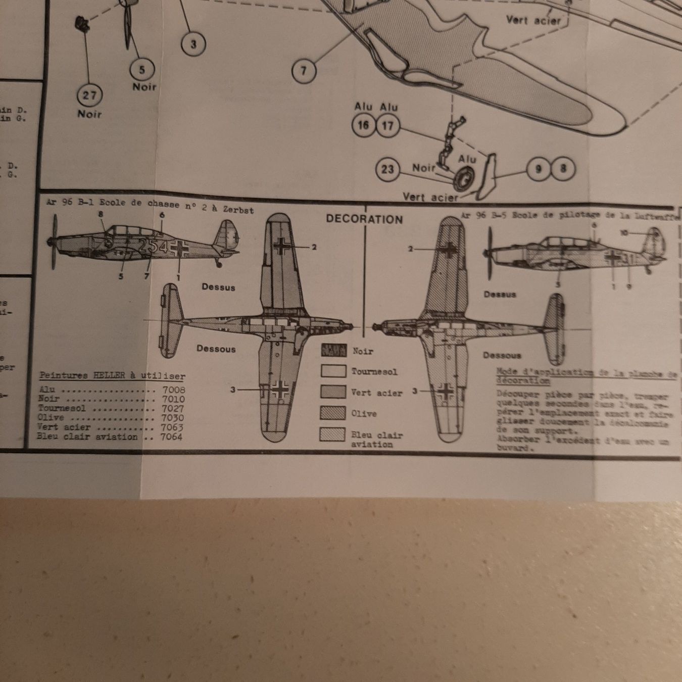 Heller Kit di modellismo & Modellini statici: 2411 ... Arado Ar 96 B-1 / B-5 ... Heller 239 – Usato da Bonstetten venduto da Benibanny59 3