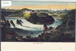 Rheinfall - Relief-Präge-Karte