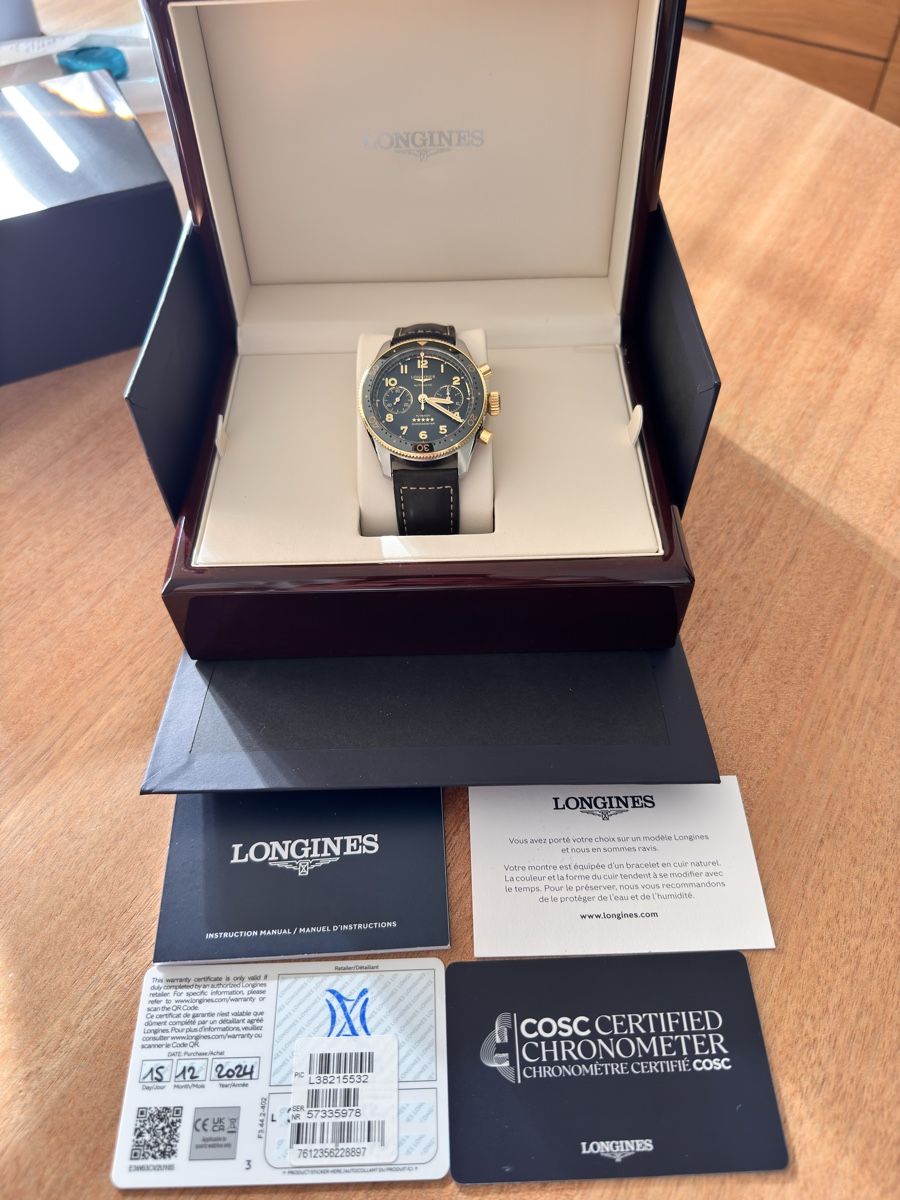 Longines Orologi: Longines Spirit Flyback - Full Set - Or Jaune – Usato da Grand-Lancy venduto da flombaba 3