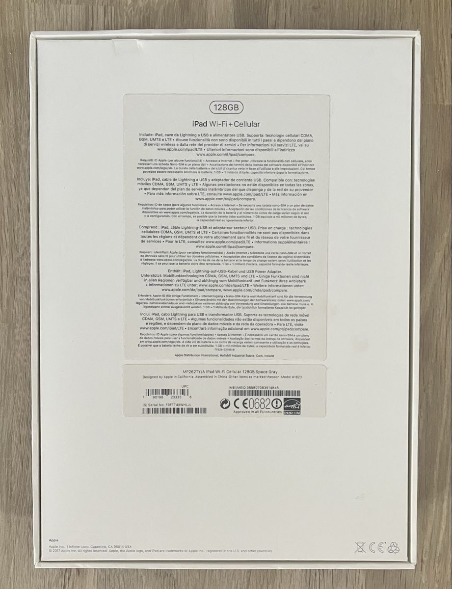 Apple Tablet PC: Apple iPad / Wi-Fi+Cellular 128GB Space Grey – Usato da Uster venduto da Houmou 6