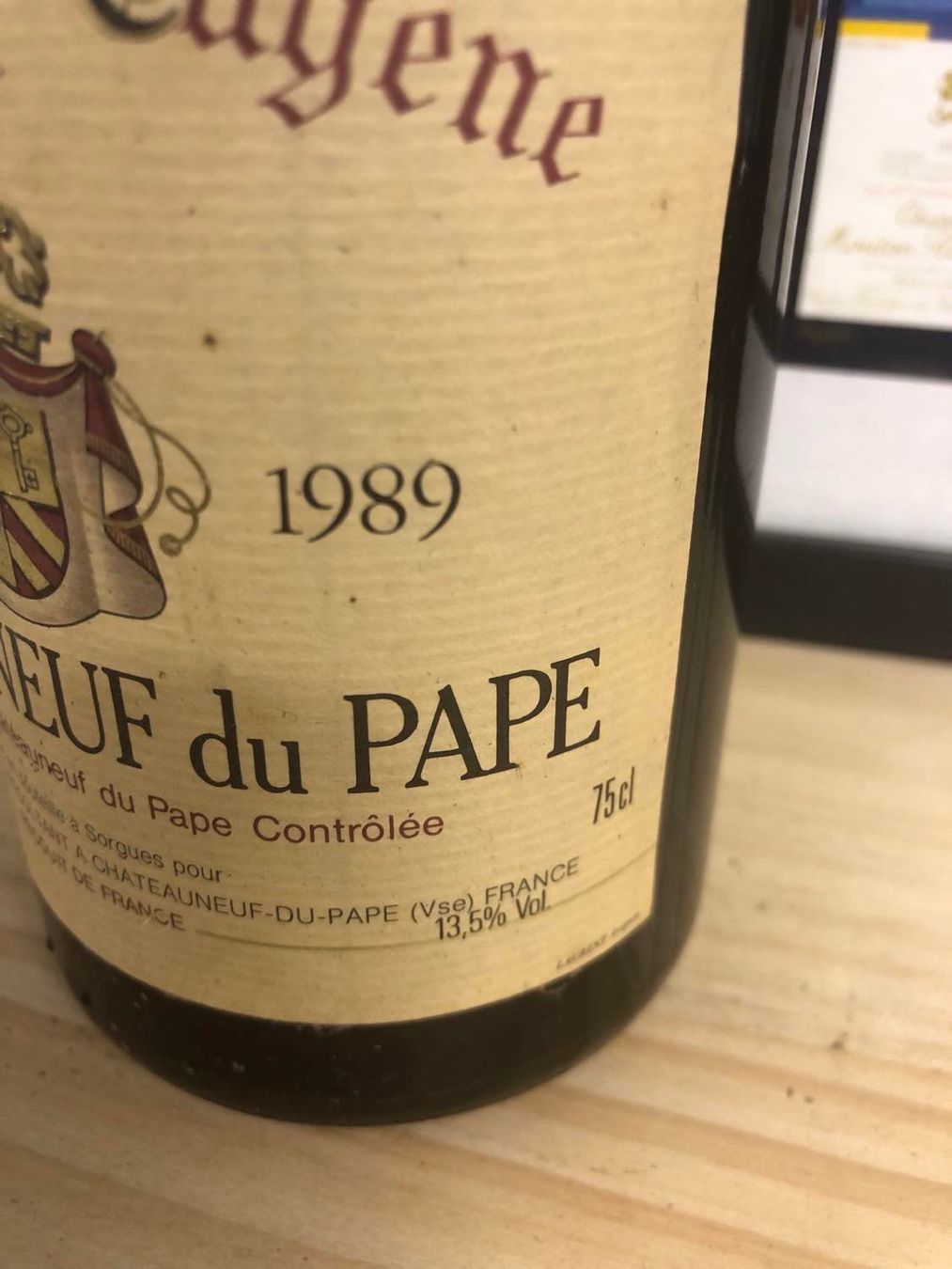 Vino: 1989 CHATEAUNEUF-DU-PAPE CLOS DU PÈRE EUGÈNE – Nuovo e nell'imballaggio originale da Münchenstein venduto da wusmarino 3