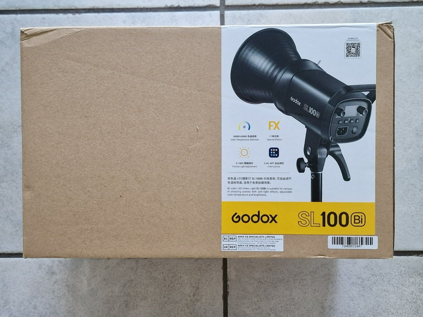 Lampade: Godox SL100Bi + SmallRig RA-D55 Softbox, 55 cm – Nuovo (secondo la descrizione) da Rupperswil venduto da beluga17 2