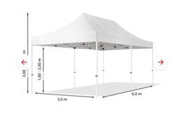 Faltbarer Pavillon / Zelt von Tchibo (6mx3m)