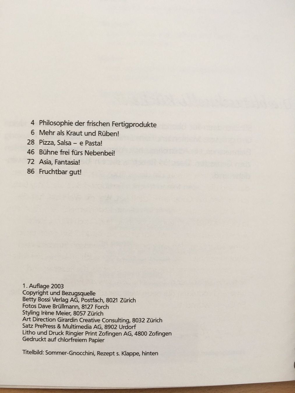 Libri: Die blitzschnelle Küche; Betty Bossi – Nuovo (secondo la descrizione) da Grenchen venduto da Kogi7 1