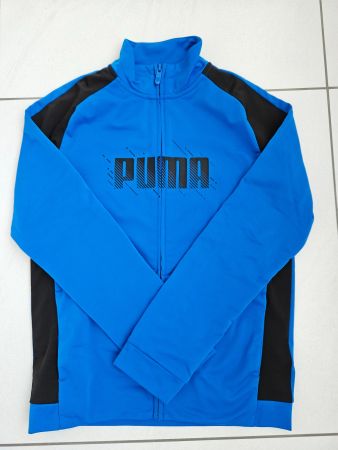 Puma Trainingsjacke, Grösse 164, Blau/Schwarz