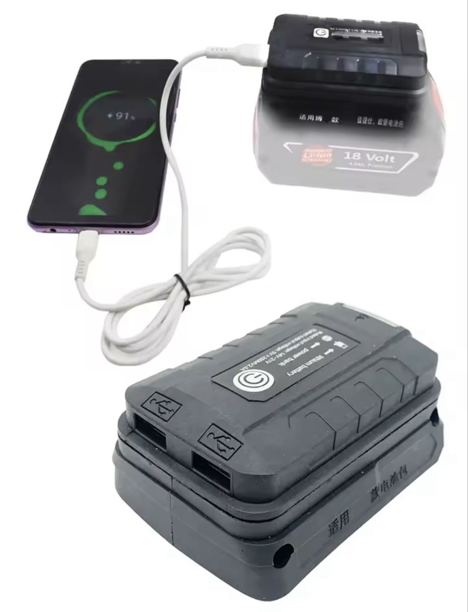 Bosch Caricabatterie: Flashlight/USB Power bank adapter for Bosch 18V battery – Nuovo (secondo la descrizione) da Zürich venduto da jankais3r