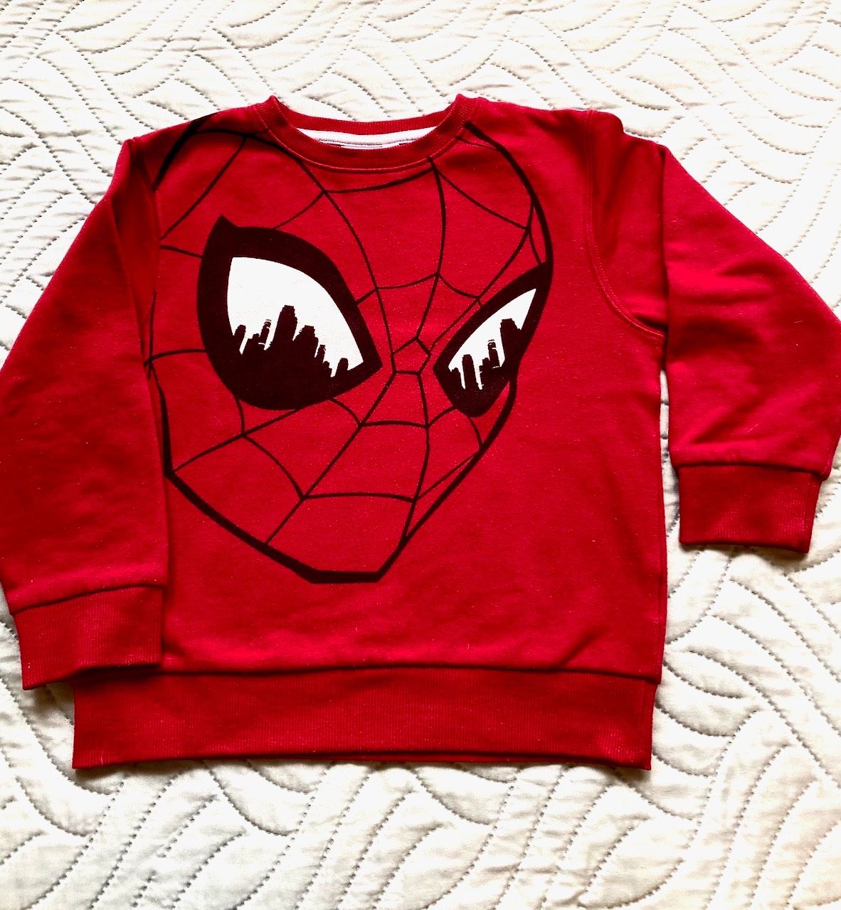 C&A Maglioni & Felpe: Knaben Pullover SPIDERMAN (MARVEL) in Gr. 110 – Usato da Uster venduto da ros_pym8