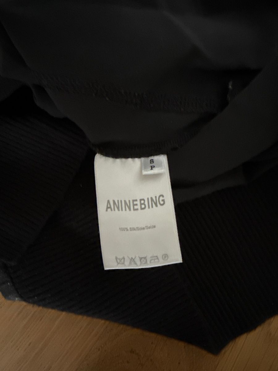 Anine Bing Maglioni & Felpe: Anine Bing Pullover, Schwarz, Seide, Seidenbluse S, 36 Top – Usato da Bern venduto da nelke08 5