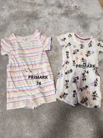 2 Sommerkleider/Jumpsuit, Gr. 74, Primark, Disney,