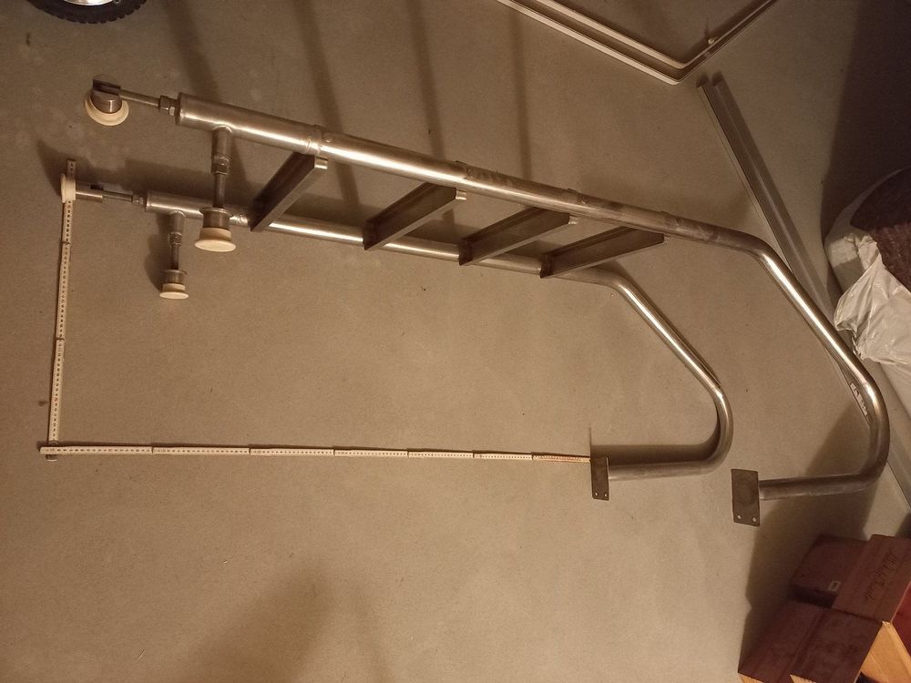 Produktbild von Mucola Edelstahl Poolleiter 5-stufig – V2A Schwimmbadleiter 206,5