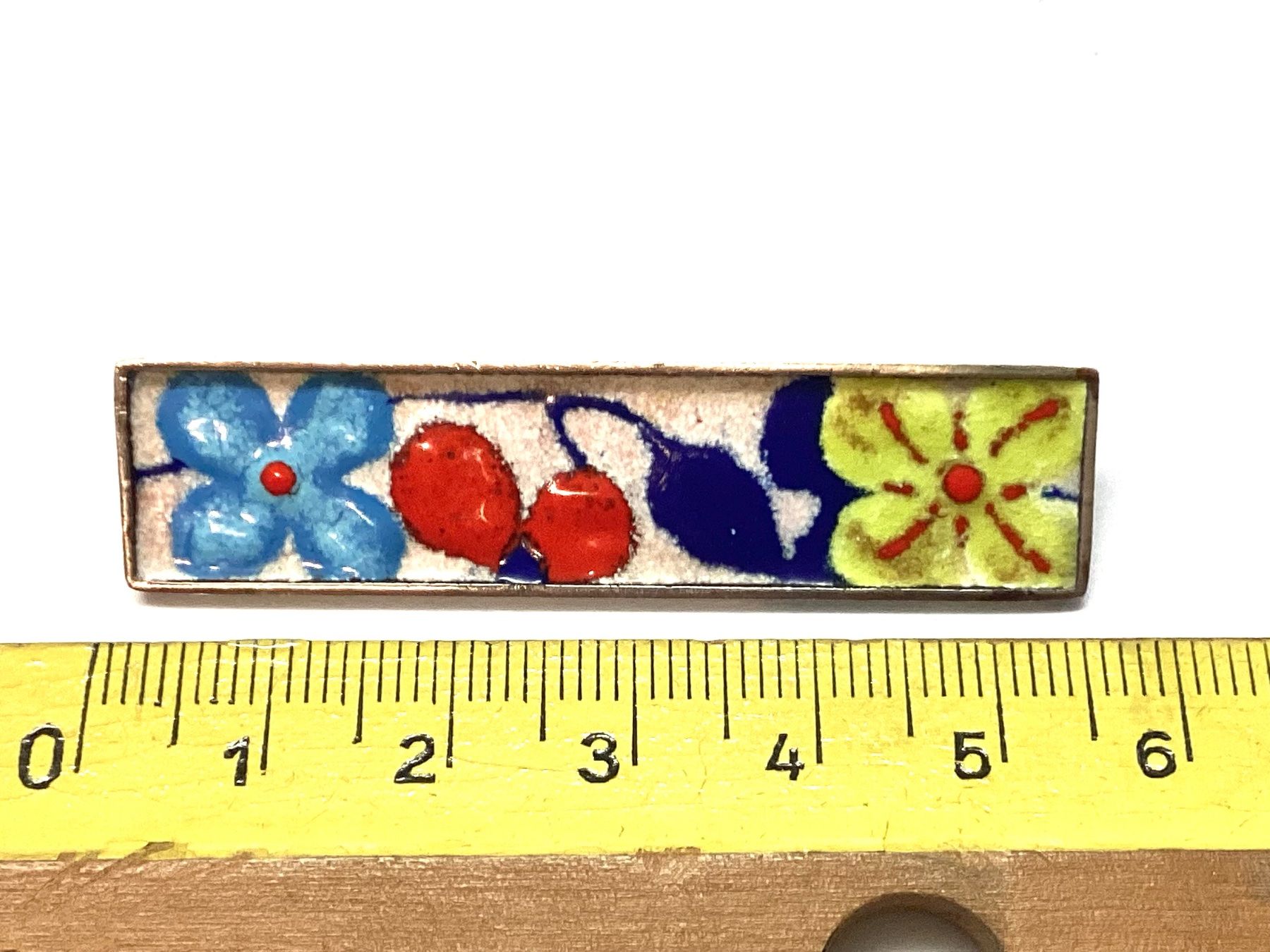 Broschen & Nadeln: Original Brosche Emaille von Perli, Schwäbisch Gmünd, 50er – Gebraucht aus Eglisau von mar_5rn2 1