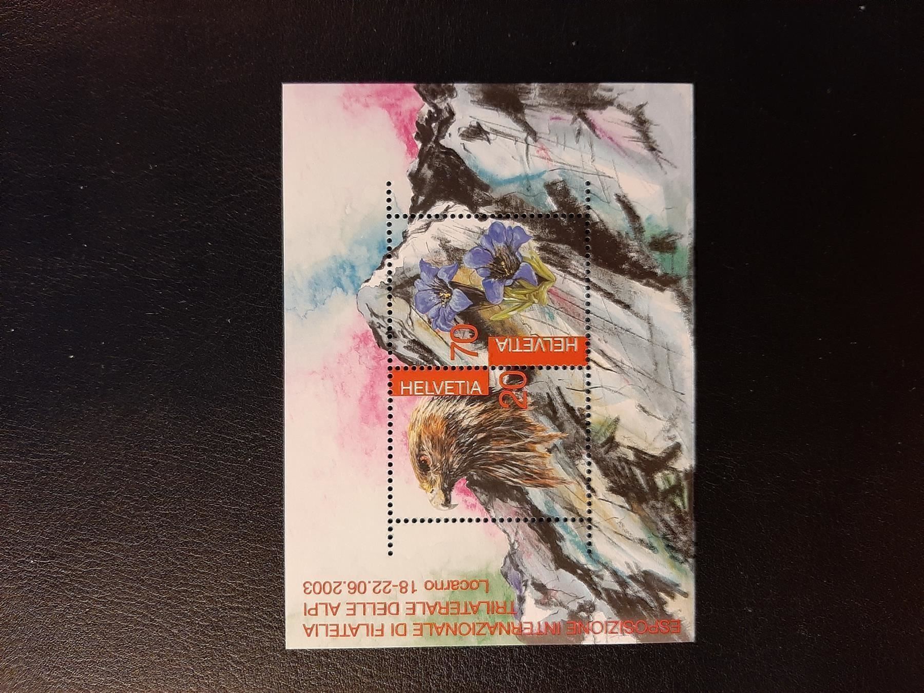 Tutti i francobolli: 2003 Locarno Briefmarkenausst Postfrisch – Nuovo (secondo la descrizione) da Affoltern am Albis venduto da Andrezc