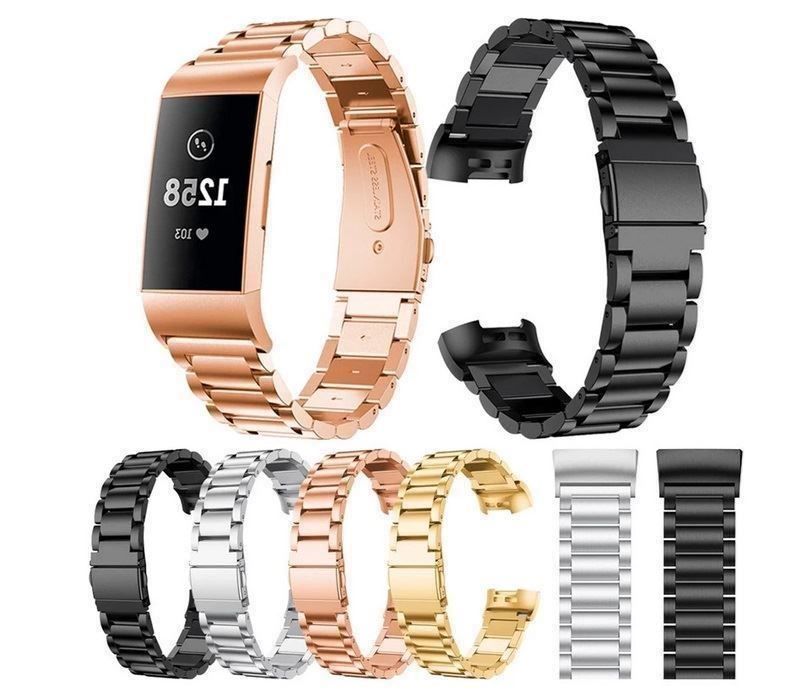 Armband Bracelet aus Edelstahl Inox für Fitbit Charge 3/4/5 Kaufen