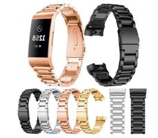 Armband Bracelet aus Edelstahl Inox für Fitbit Charge 4/5/6