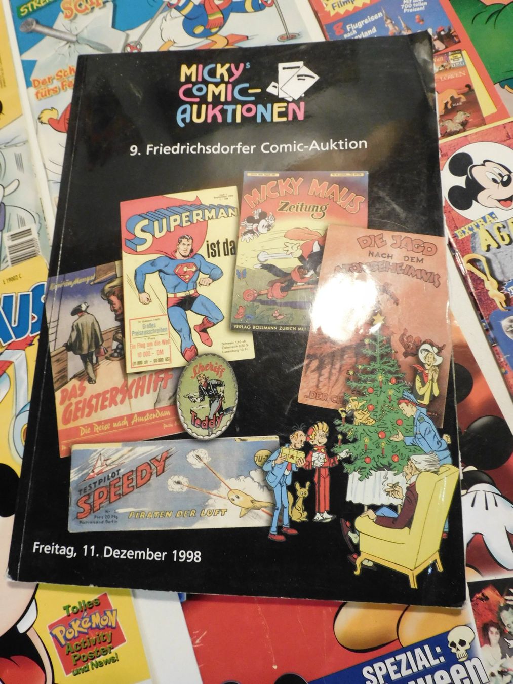 BD: Micky Comic Auktionen Buch u 10 Comic Hefte alt – D'occasion à Sursee par 76 3