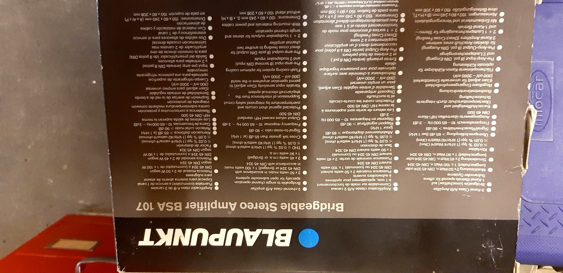 Blaupunkt Amplificatori: Blaupunkt Verstärker – Nuovo (secondo la descrizione) da Solothurn venduto da Exon 4