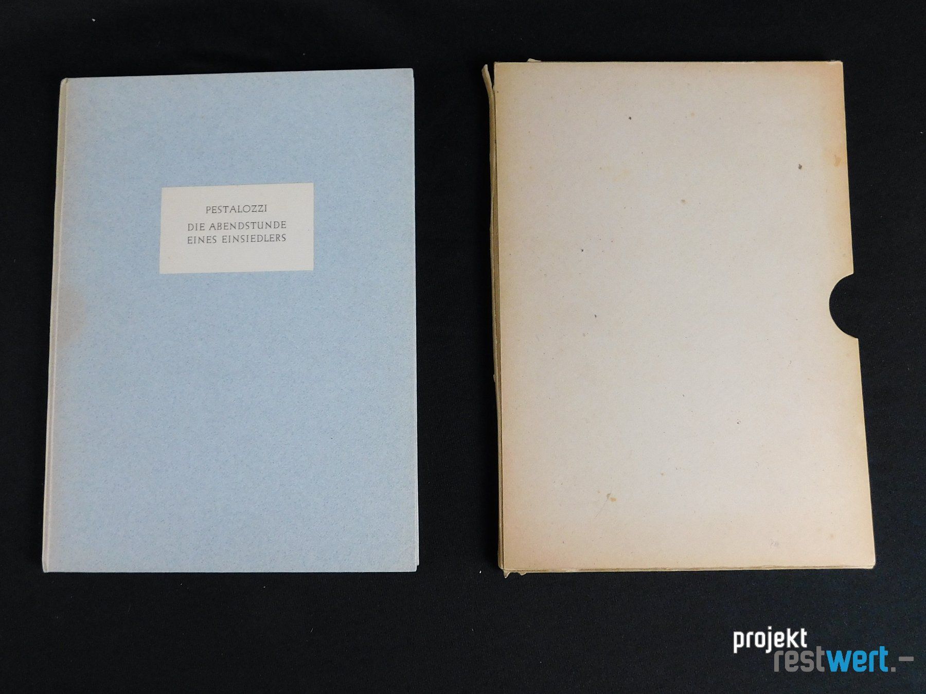 Livres: Die Abendstunde eines Einsiedlers von PESTALOZZI – D'occasion à Bülach par restwert_buelach 4