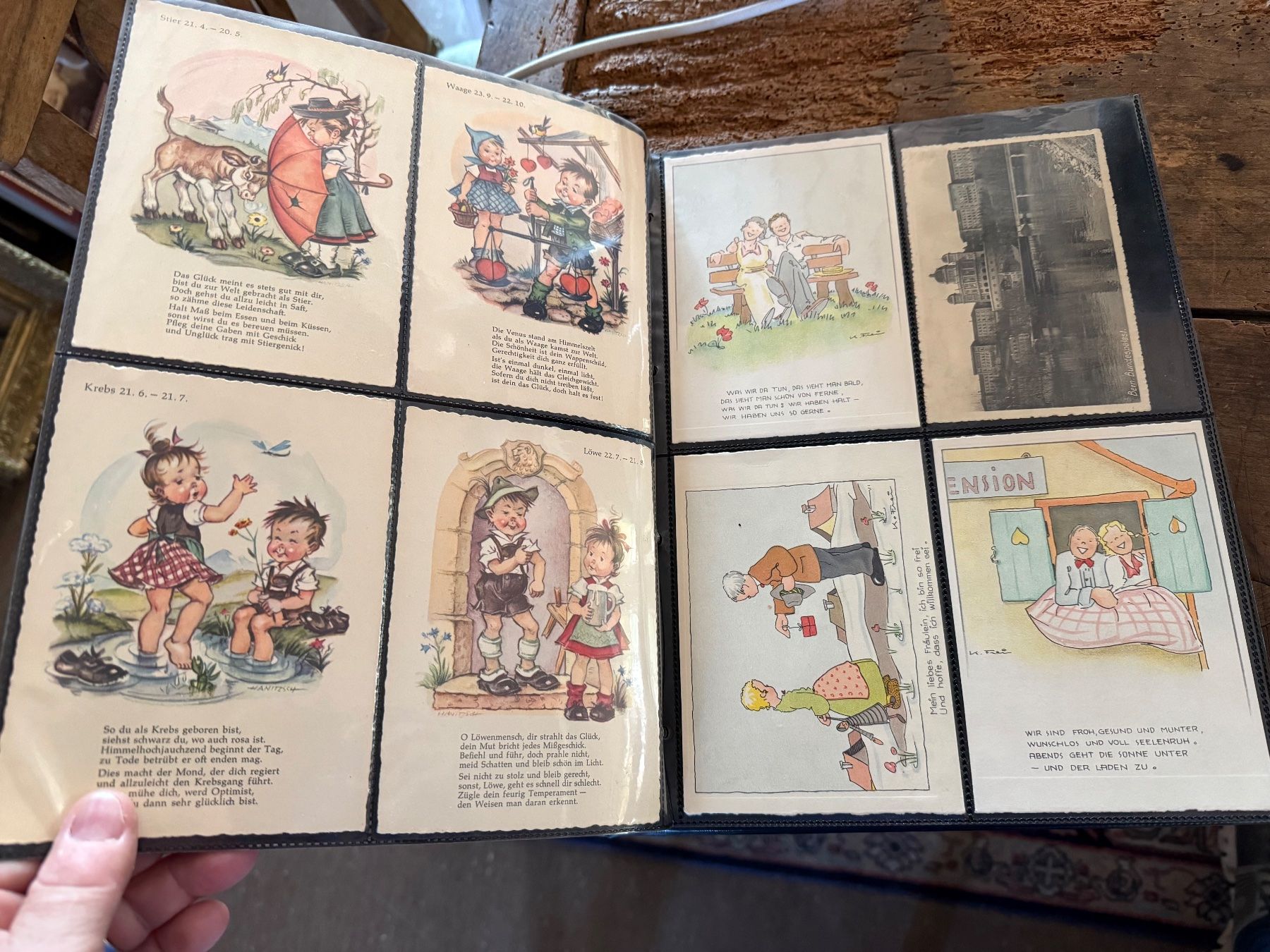 Ansichtskarten: Ansichtskarten Album mit ca. 160 Karten Postkarten – Gebraucht aus Bern von Jwpm66 8