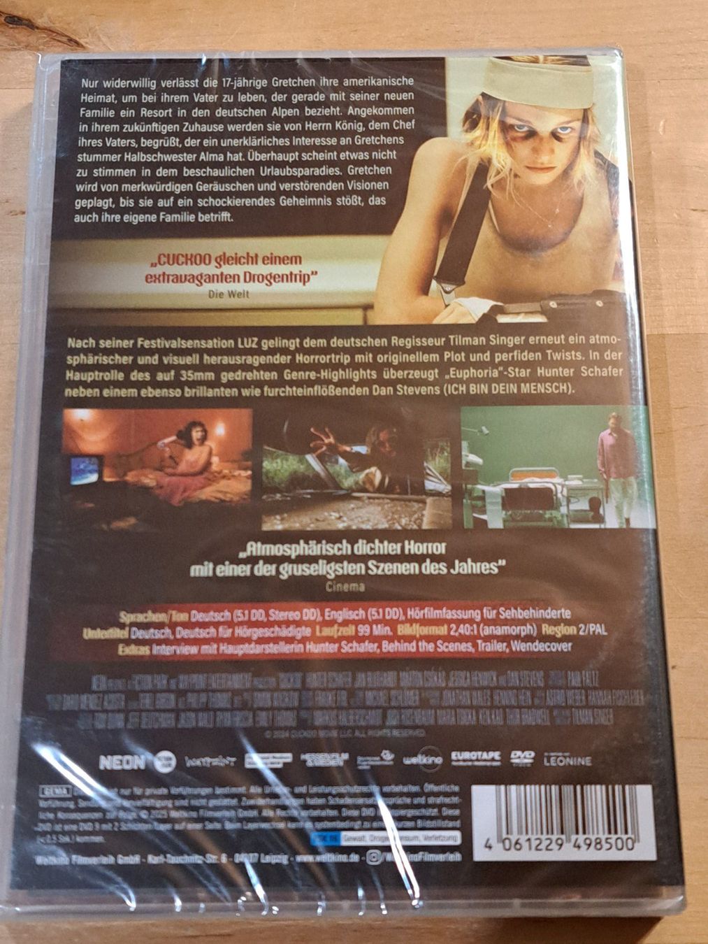 Tutti i DVDs: DVD CUCKOO von Tilman Singer.  NEU Verpackt – Nuovo e nell'imballaggio originale da Unterseen venduto da Kanica 1