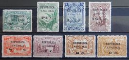 Angola Portugal Kat. 134-141 * 1914