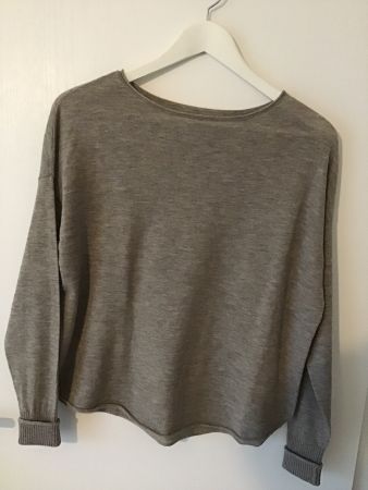 Feiner Pullover XS, beige - ganzjährig tragbar!