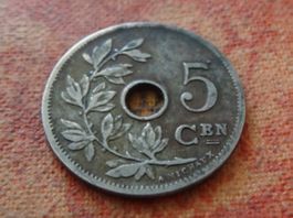 BELGIQUE  5  Centimes  1904