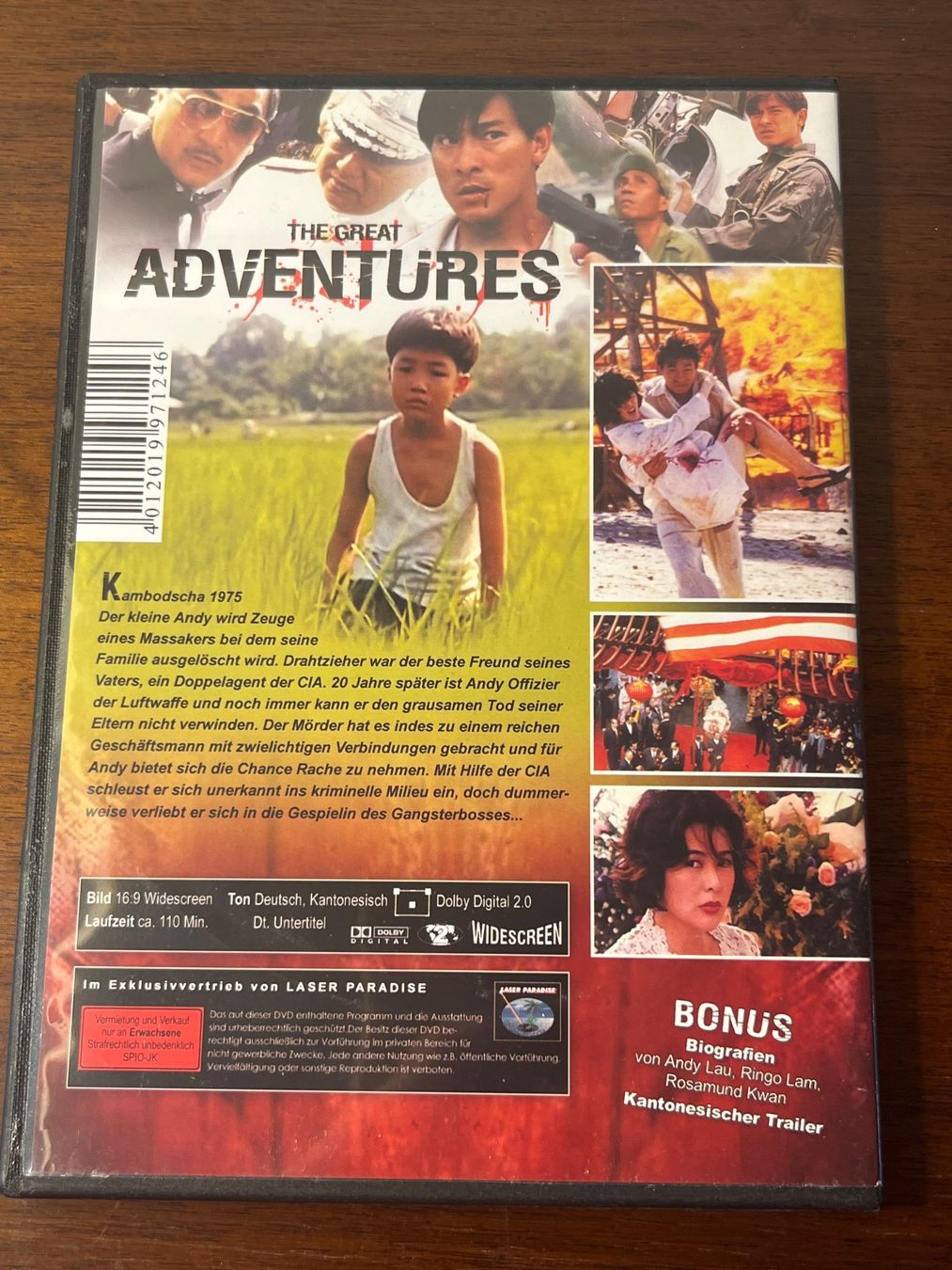 Tutti i DVDs: DVD - The Great Adventures, Cover Hard 3 – Usato da Luzern venduto da Jiggy_8898 1