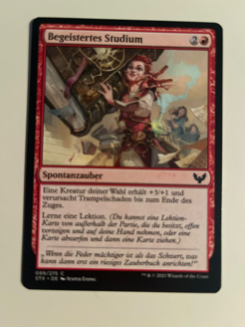 Magic The Gathering Sammelbilder & Trading cards: 1 x Begeistertes Studium - Magic: The Gathering - MtG – Gebraucht aus Kriens von Shadi1980