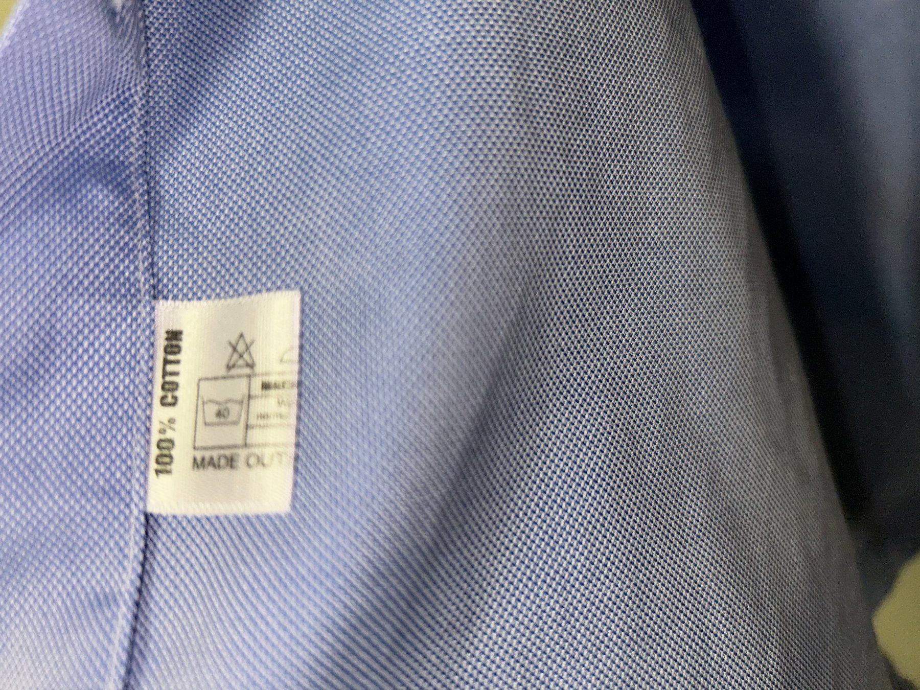 Camicie: Sartoriani Herrenhemd blau – Usato da Zumikon venduto da Uranus88 4