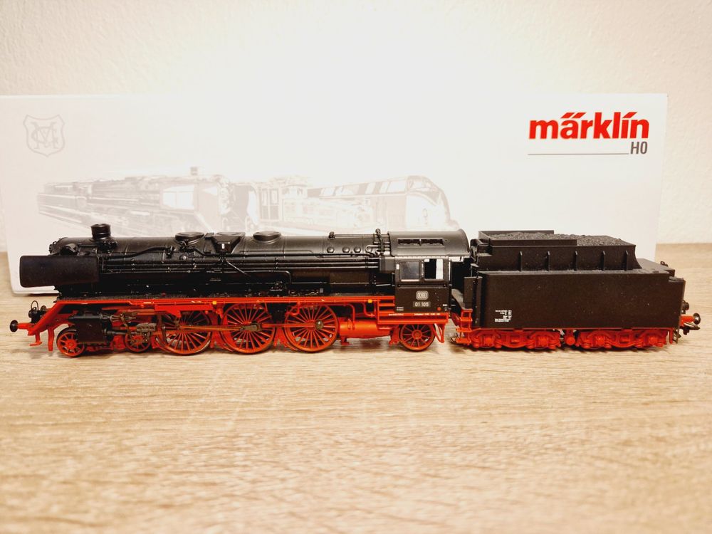 Märklin Locomotive à Vapeur Série 01 – époque III, Digitale, Mfx+, Son, Métal, H0 – 39004