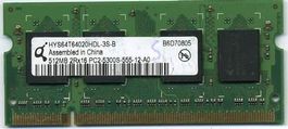 Qimonda 512MB PC2-5300S DDR2 667MHz Laptop HYS64T64020HDL