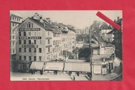 Zürich (ZH) Rämistrasse, Kreis1, Lichtdruck anno 1910