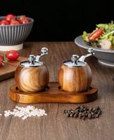 Holz Pfeffermühle und Salzmühle Set, neu, Top!