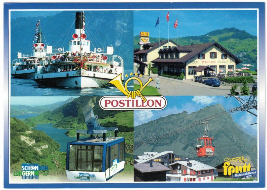 Ansichtskarten: Obwalden - 4 Bild AK Postilion – Gebraucht aus Binningen von Mountainrider