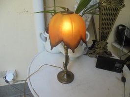 Alte Tischlampe, ca. 1950-60
