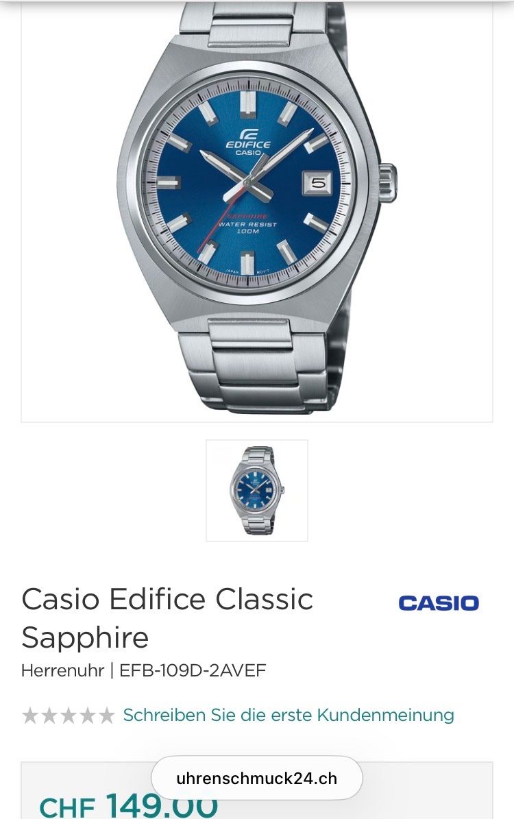 Casio Uhren: Casio Edifice – Gebraucht aus Chur von JohnColtrane67 4