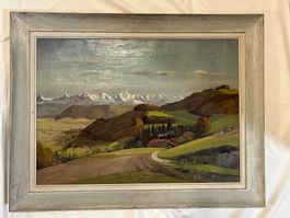 R. Baumberger (1895–1986) – ENVOI INCLUS – Huile sur toile