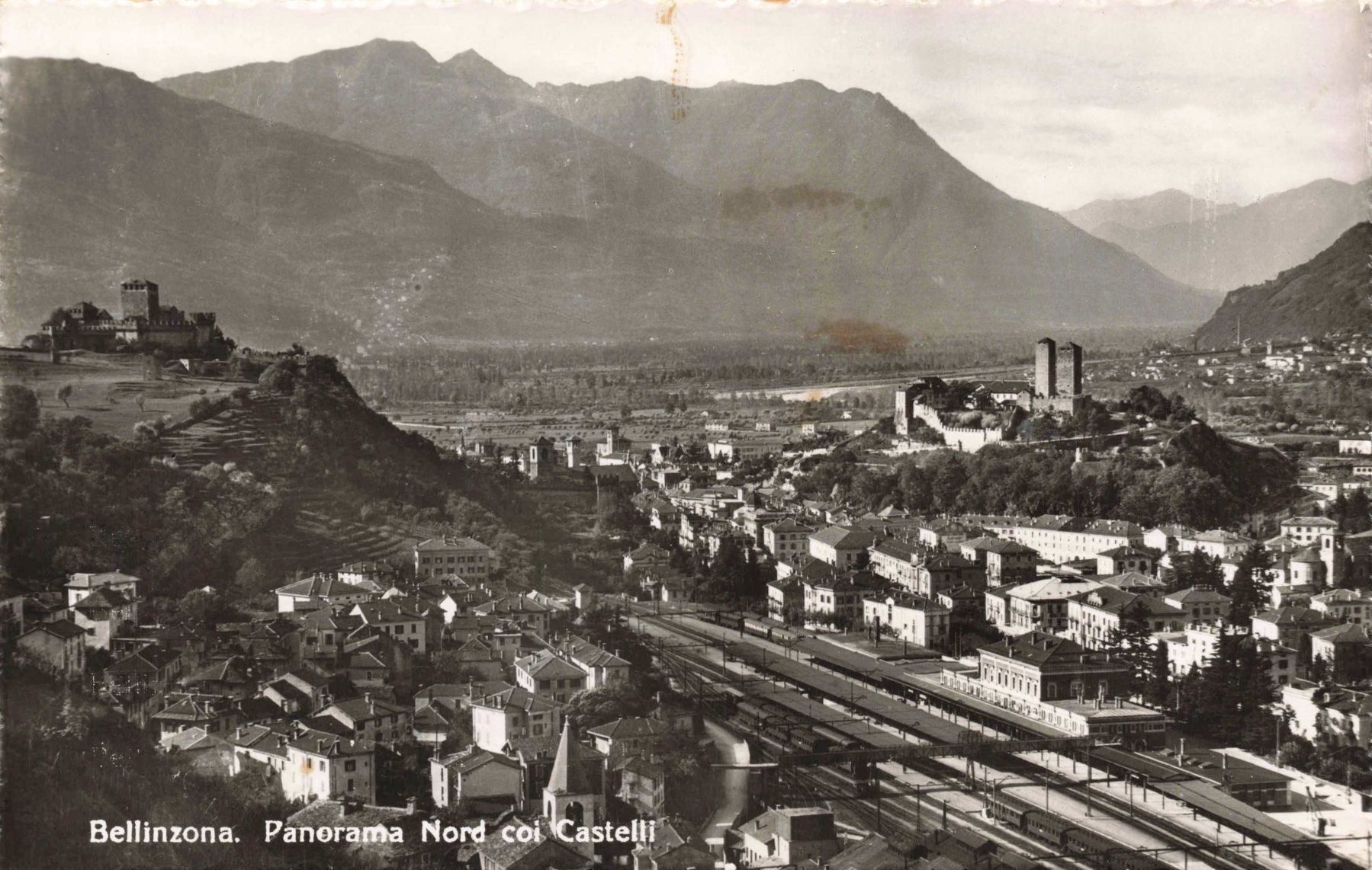 Cartoline postali: 2 ak Bellinzona Ti – Usato da Biasca venduto da Blenio71
