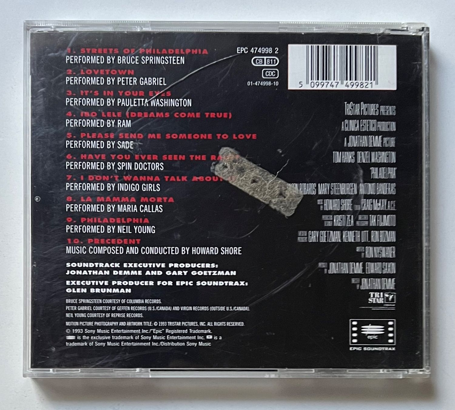 CD: Philadelphia / Music From The Motion Picture – Usato da Näfels venduto da rottabi 1