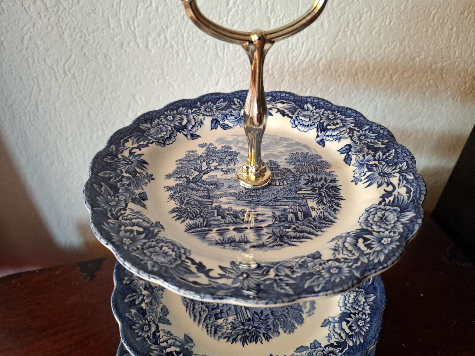 Servierplatten: Plat superposé ancien, service anglais  – Gebraucht aus Moutier von Carambaaa 4