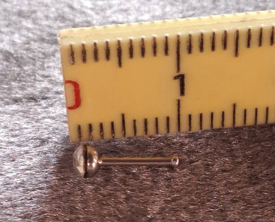 Gioielli per piercing: Nasen-Stecker Silber mit Zirkonia – Nuovo e nell'imballaggio originale da Sulgen venduto da Bmabi 1