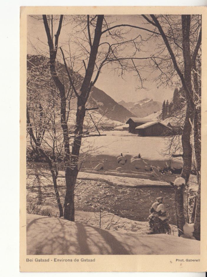 Ansichtskarten: Gstaad 1932 – Gebraucht aus Bürglen TG von StampGraf