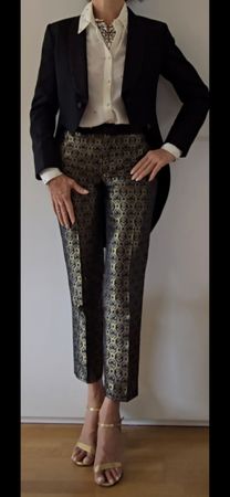 Festliches Set: Echter Frack, Bluse Niu, Hose Zara